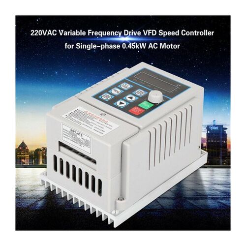AC220V 0.45kW Variable Frequency Drive VFD Single Phase Moto