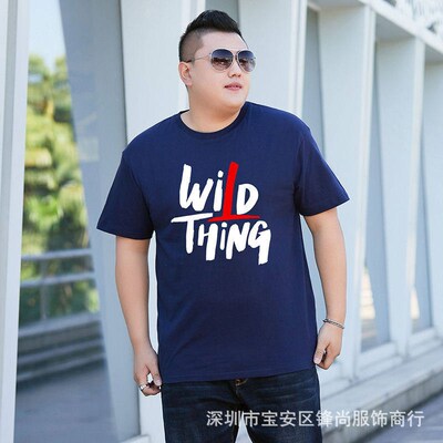Plus Size Plus Size Fashionable Fat Mens Crewneck Large Siz