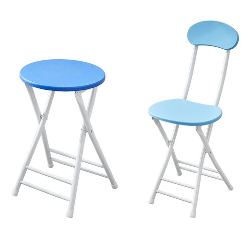 Folding chair portable home dining chair stool back chair