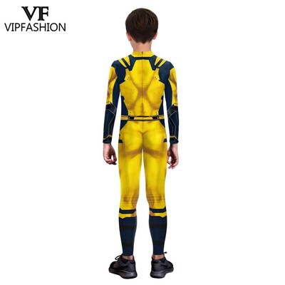 VIP FASHION Kids Wolverine Deadpool Costume Boy Girl Cosplay
