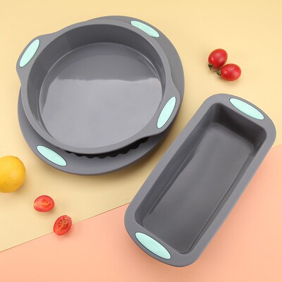Silicone Cake Mold Baking Plate Toast Bread Donut Mold Set