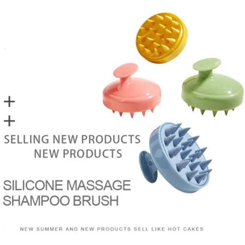 Wet and Dry Scalp Massage Brush Head Cleaning Adult Baby Sof