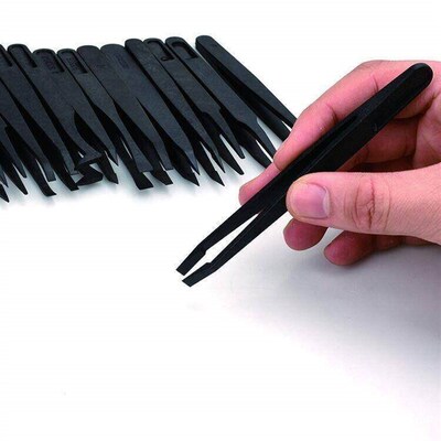 Plastic tweezers straight tip electronic tweezers precision