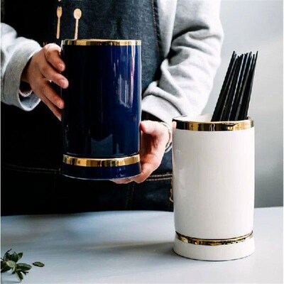 Phnom Penh Ceramic Chopstick Holder Chopsticks Draining