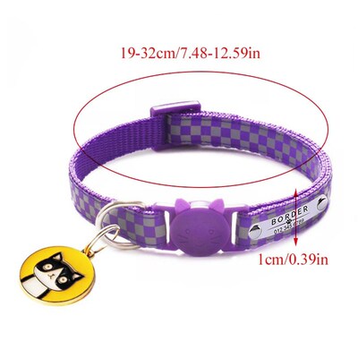 Cute Cat Collars with Moon Star Pendant Adjustable Puppy Kit