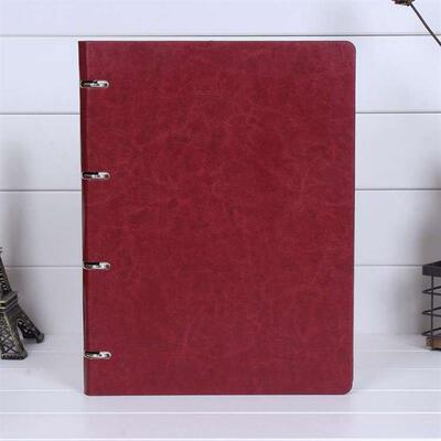 a4 looseleaf notebook plus stationery business notepad leat