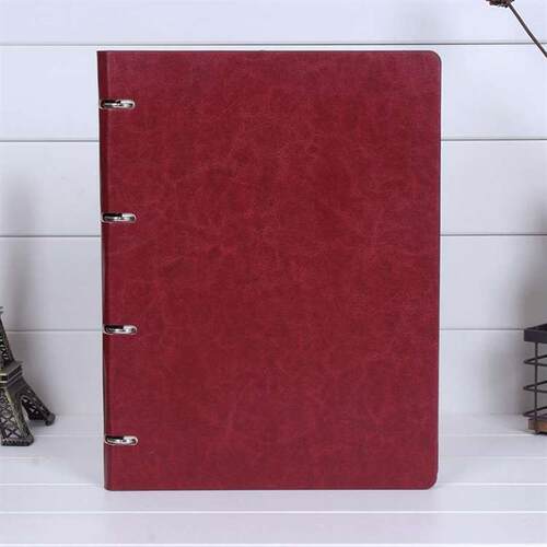 a4 looseleaf notebook plus stationery business notepad leat