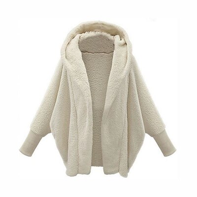 Autumn Plush Hooded Jacket Women Coats Winter Clothes Ladies