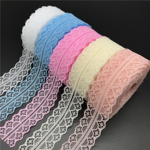 10yards 30mm Lace Ribbon Trim Fabric DIY Embroidered Net Cor