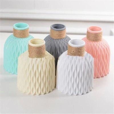Nordic New Flower Vase Home Decor Plastic Vases Imitation