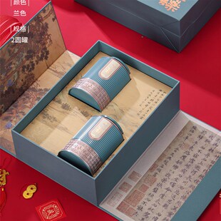 新款高档茶叶包装盒铁观音白芽奇兰泡袋茶岩茶单丛肉桂散茶空礼盒