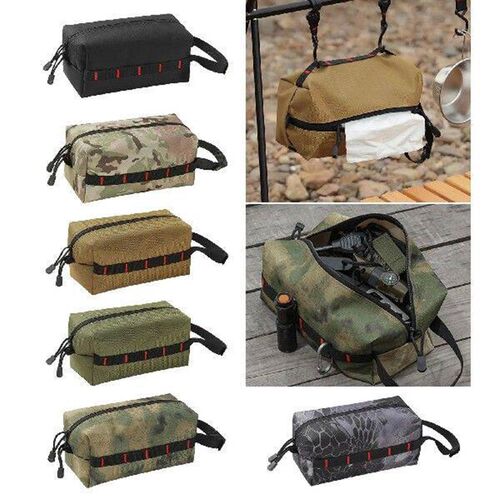 Camping Paper Box Kitchen Paper Storage Bag Hangable Paper