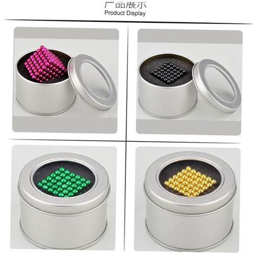 New Colorful Magnetic Ball Toys Metal DIY Magnet Balls Block