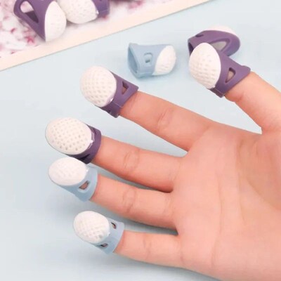 Silicone Anti-Slip Thimble Household Sewing DIY Tools Protec