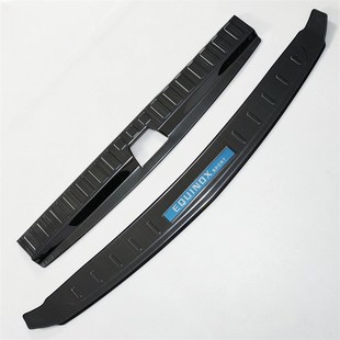 尾门保护防撞亮条 雪佛兰探界者后备箱后护板后杠饰条改装 22款