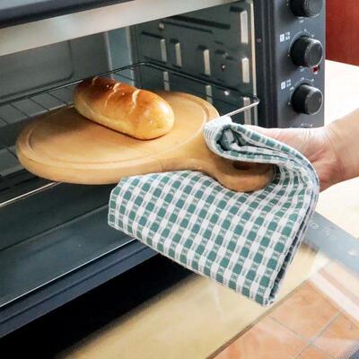 3pcs Chinese Tea Accessories Tea Towel Cotton Yarn-dyed Tea