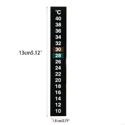 Aquarium Thermometer Fish for Tank Discolor Temperature