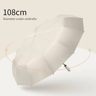 Big 12 Ribs Strong Umbrella Enlarge 108cm Diameter Fully-aut