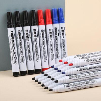 12pcs Black Permanent Marker Pens, Fine Tip, Waterproof, Qui