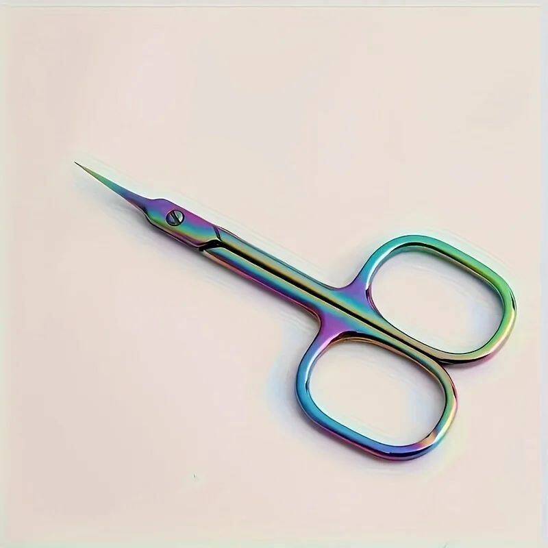 1/2 pcs Precision Stainless Steel Cuticle Scissors - Comfort - 实物图