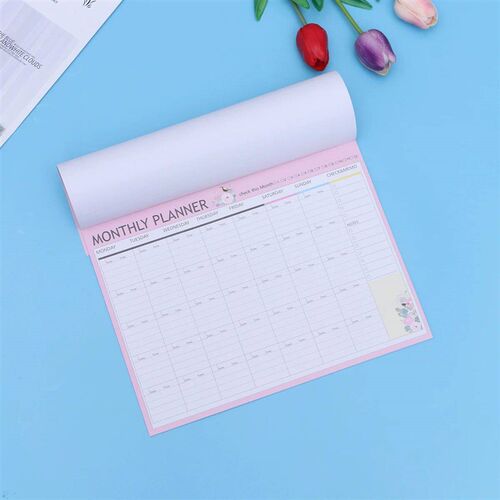 20Sheets A4 Monthly Planner Calendar Shedule Notebook Agenda