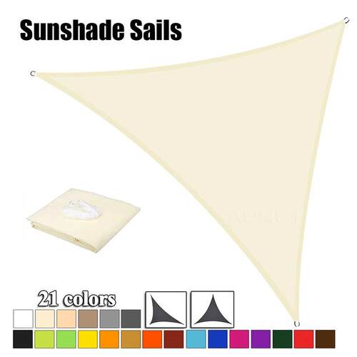 5x5x5/2x2x2M+Waterproof+Sun+Shelter+Triangle+Sunshade+Protec