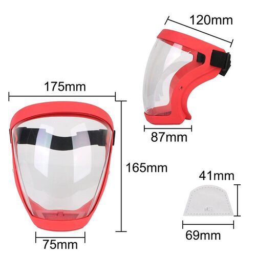 ver Oil-splash Proof Mask Full Face Shield Kitchen Tool With