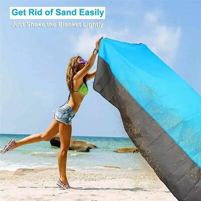 Beach Blanket Sandproof 200 X 140cm Waterproof Beach Mat Lig