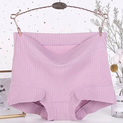 3pcs Cotton Women Panties Lady Plus Size Flat Corner Underwe