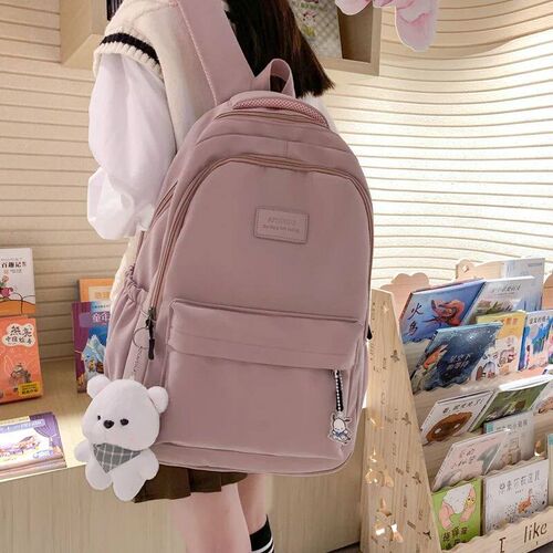 New Female Fashion Men High Capacity Waterproof College Back