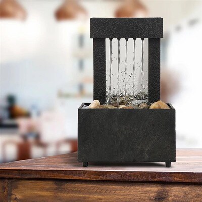 Tabletop Fountain Battery/Usb Operated Mini Indoor Water Fou