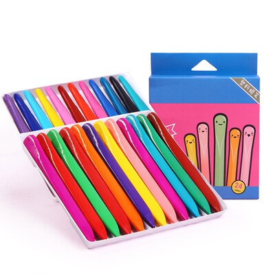 Colorful Crayons Non-toxic Triangular Colouring Pencil for