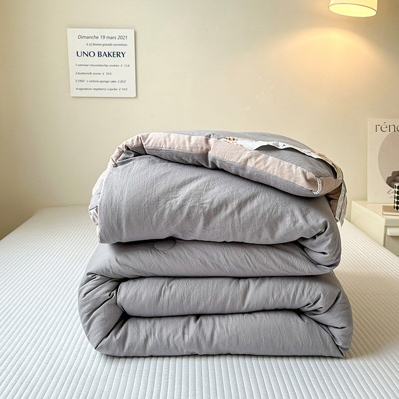 类大豆纤维保暖加厚冬被冬季春秋四季通用单人被褥宿舍学生,床上用品,化纤被,淘宝优惠券,粉丝福利购,淘宝优惠卷