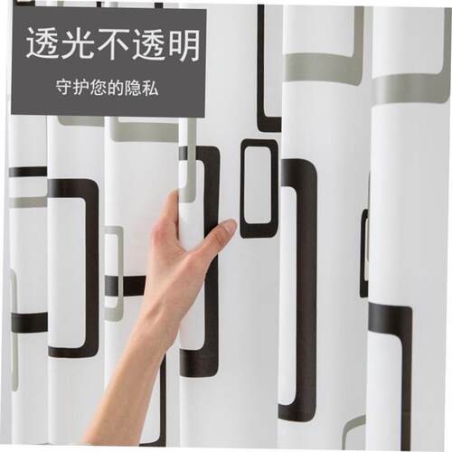 B10Creative marble Waterproof polyester shower curtain