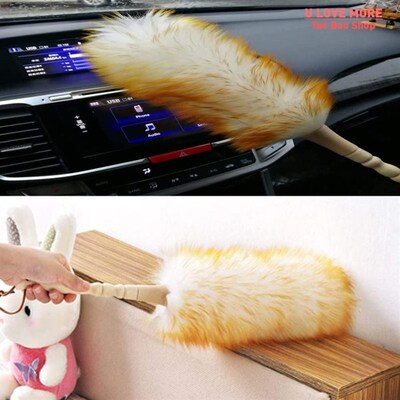 Dust Brush Household Feather Duster Dusting Cleaning Brush W