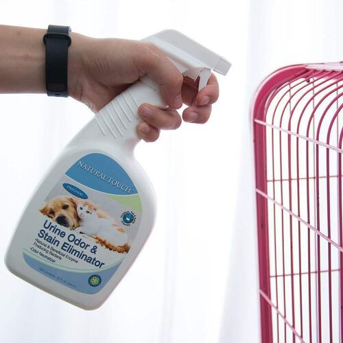 Enzymes and spray pet dog and cat except for the urine