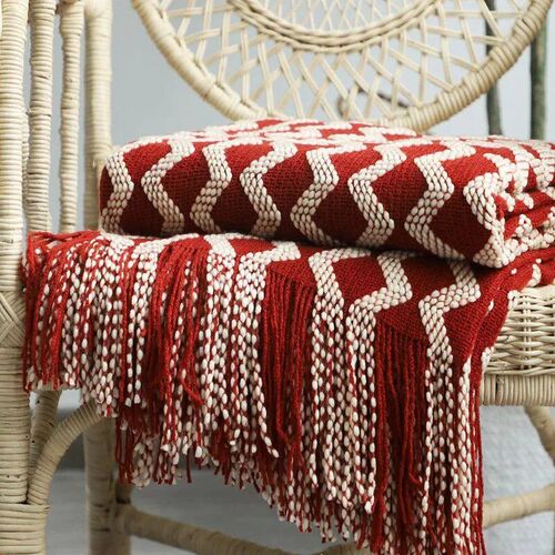 Nordic Knitted Blanket Sofa Bed Decorative Bed Thread Blanke