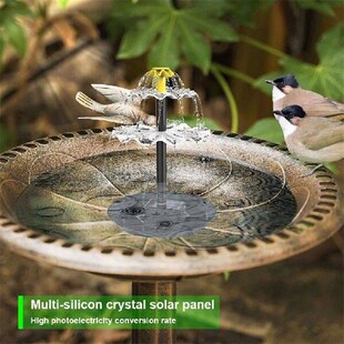 3 Tiered Water Fountain DIY Solar Bird Bath Fountain 3.5W
