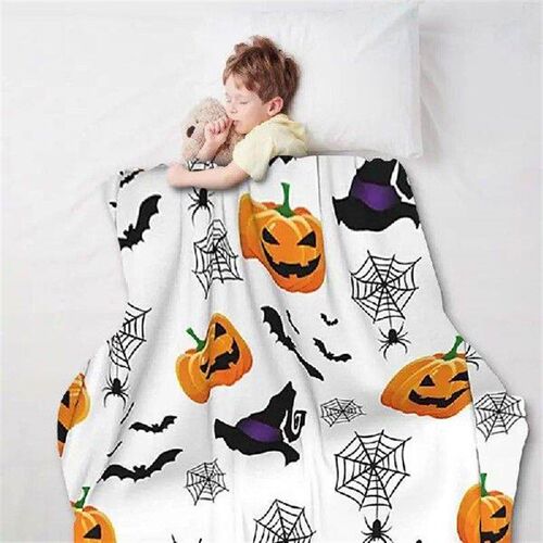 Halloween Throw Blankets Travel Air Condition Blanket 39