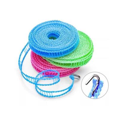 Outdoor clothes drying rope with thicker clothes coolingrope
