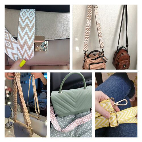 Bags Shoulder Straps Accessories Womens Bags Wide 3.8Cm Bac