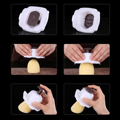 Multifunctional Mandoline Slicer Vegetable Cutter With Stain