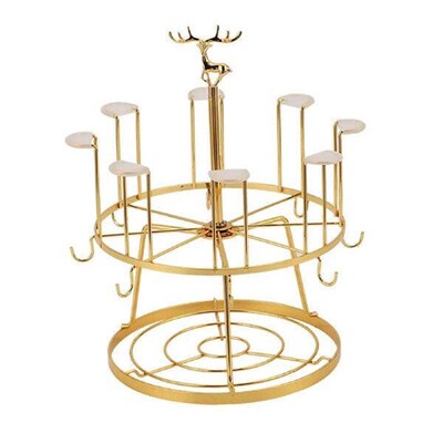 8 Cup Drying Rack Stand Mugs Cups Organizer Mug Draining