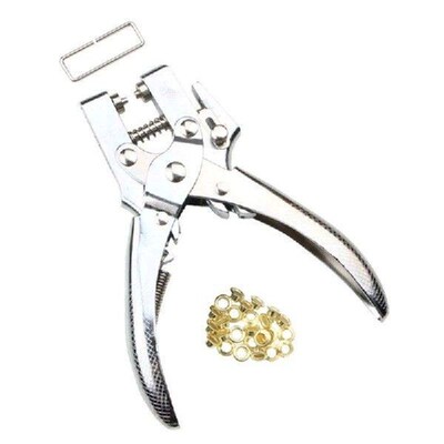 Eyelet Set, Eyelet Pliers Metal Eyelets 3mm & 5mm Grommet