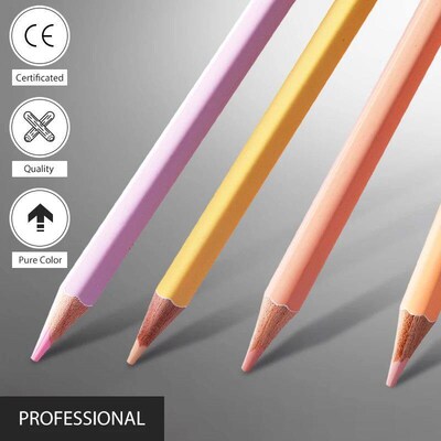 24/36/48 Professional Oily Colored Pencils Set Drawing Assor