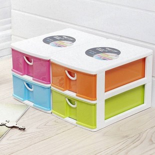 Multilayer plastic cabinets and drawer storage cabinets Je
