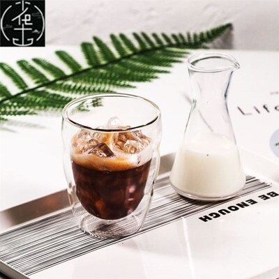 Water glass mug Coffee Cup Set Heat-resistant Double Handle