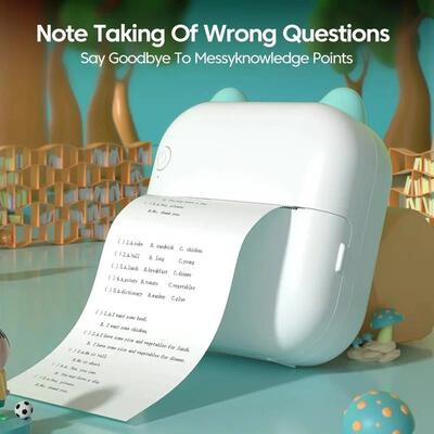 Mini Printer Portable Label Self-adhesive er Color Thermal P