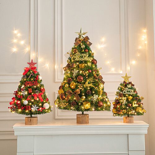 Christmas New Small Red Christmas Tree DIY Decoration ?