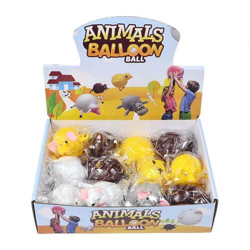 TPR Inflatable Animal Vent Toy Bobo Ball Forest Party Baby